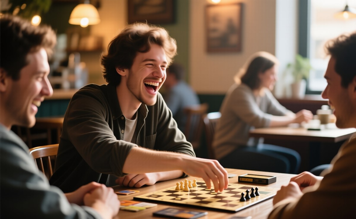 Board Game Night at a Corner Cafe 5