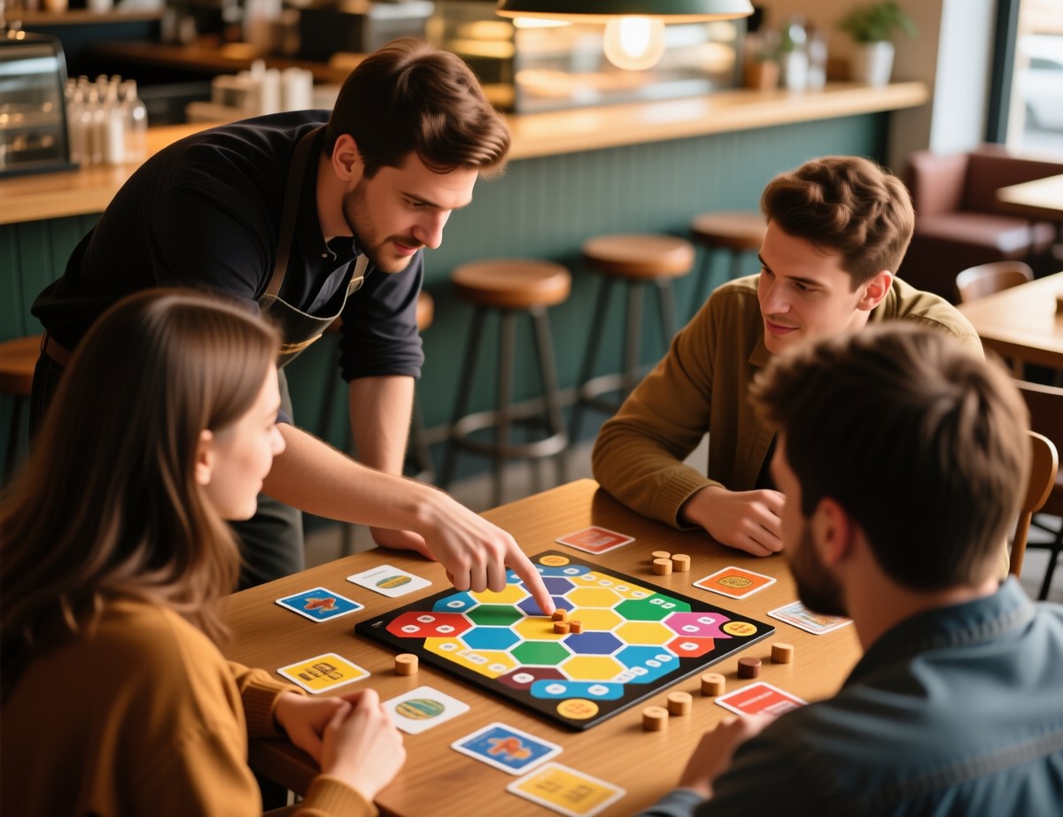 Board Game Night at a Corner Cafe 6
