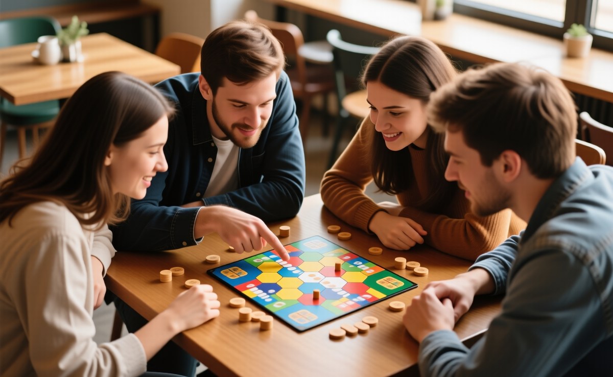 Board Game Night at a Corner Cafe 8
