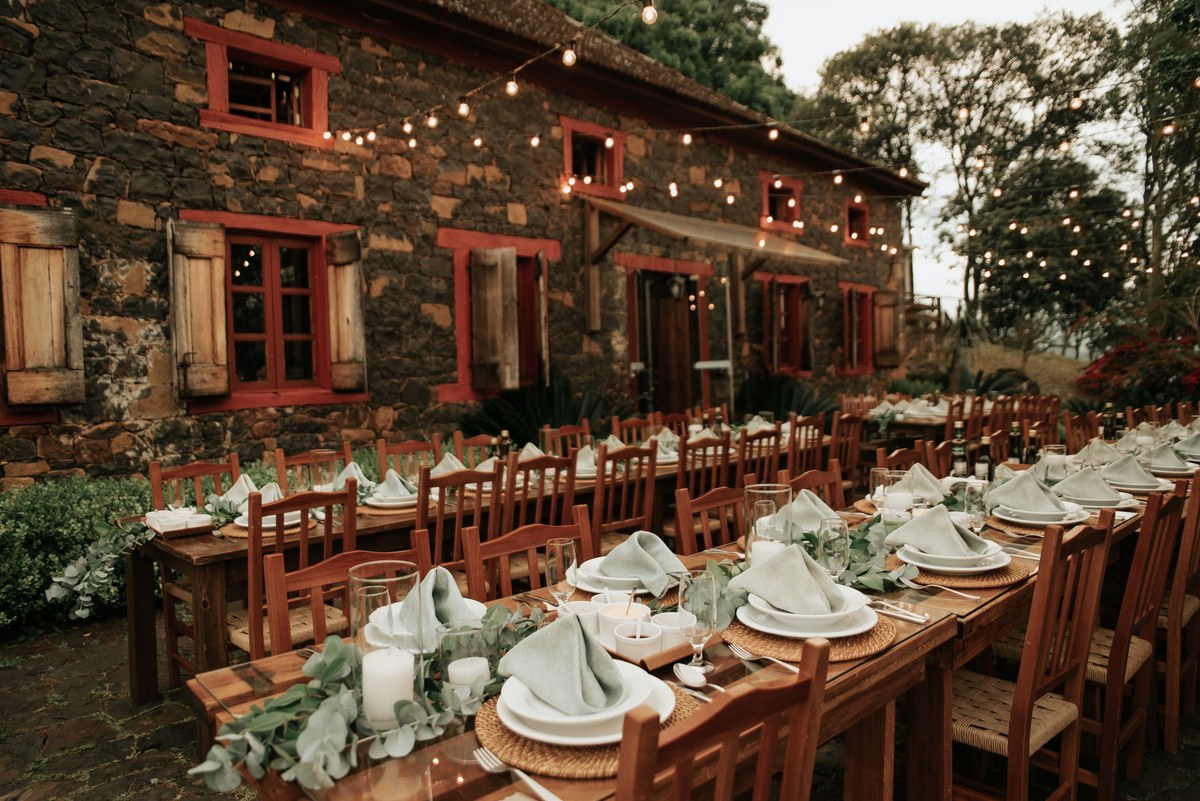 Farmhouse Kitchen Long Table Dinner 4