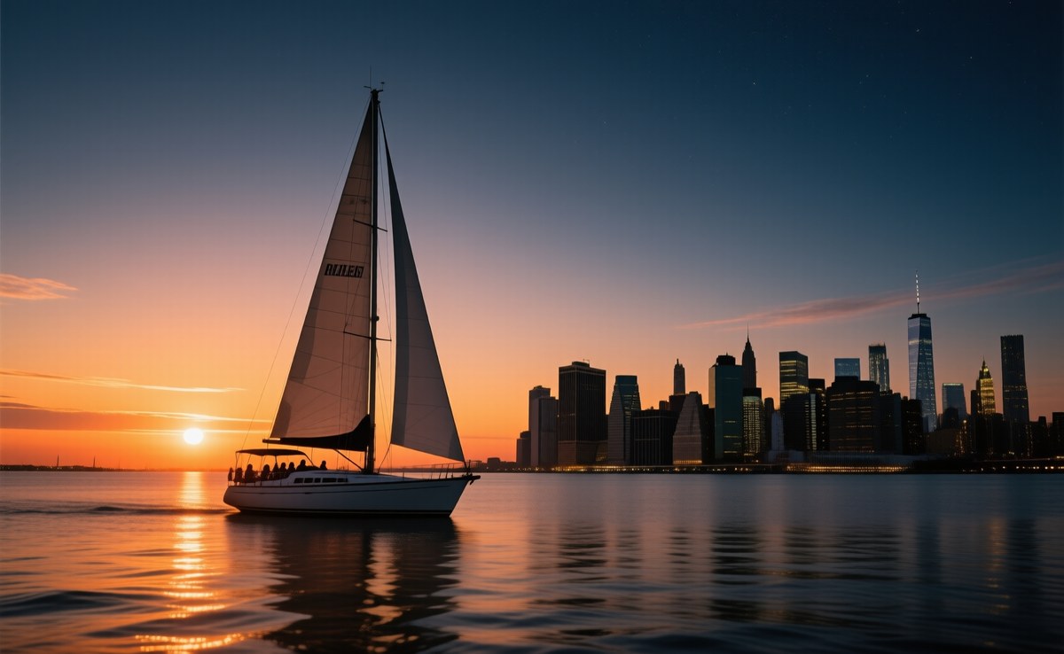 Sunset Sail and Night Skyline 4